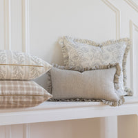 Sallie Ruffle Pillow Cover - Grey