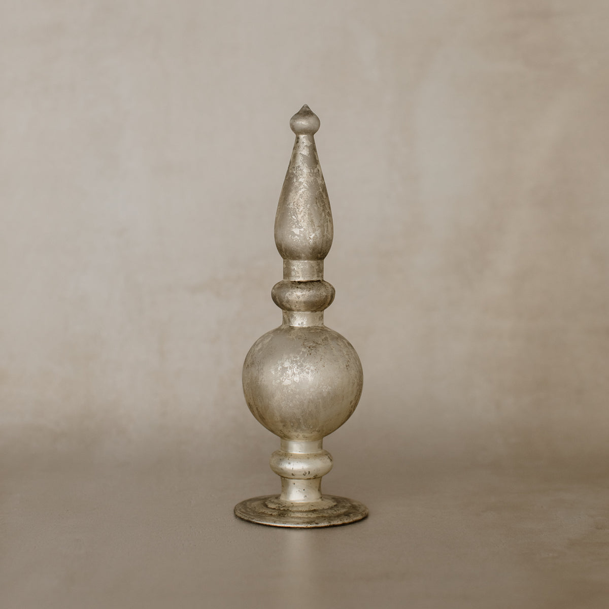 Antique Pewter Finials