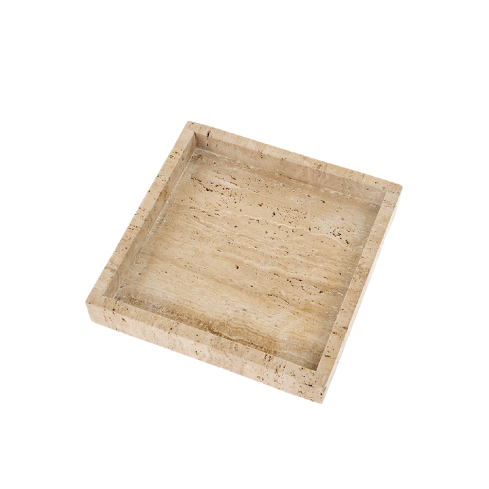 Tangier Travertine Marble Tray