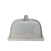 Florence Marble & Glass Cloche