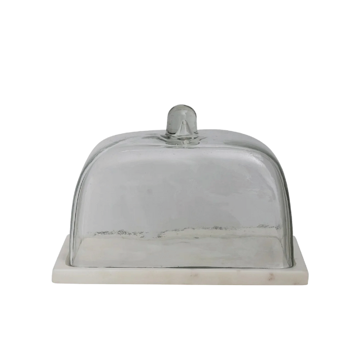 Florence Marble & Glass Cloche