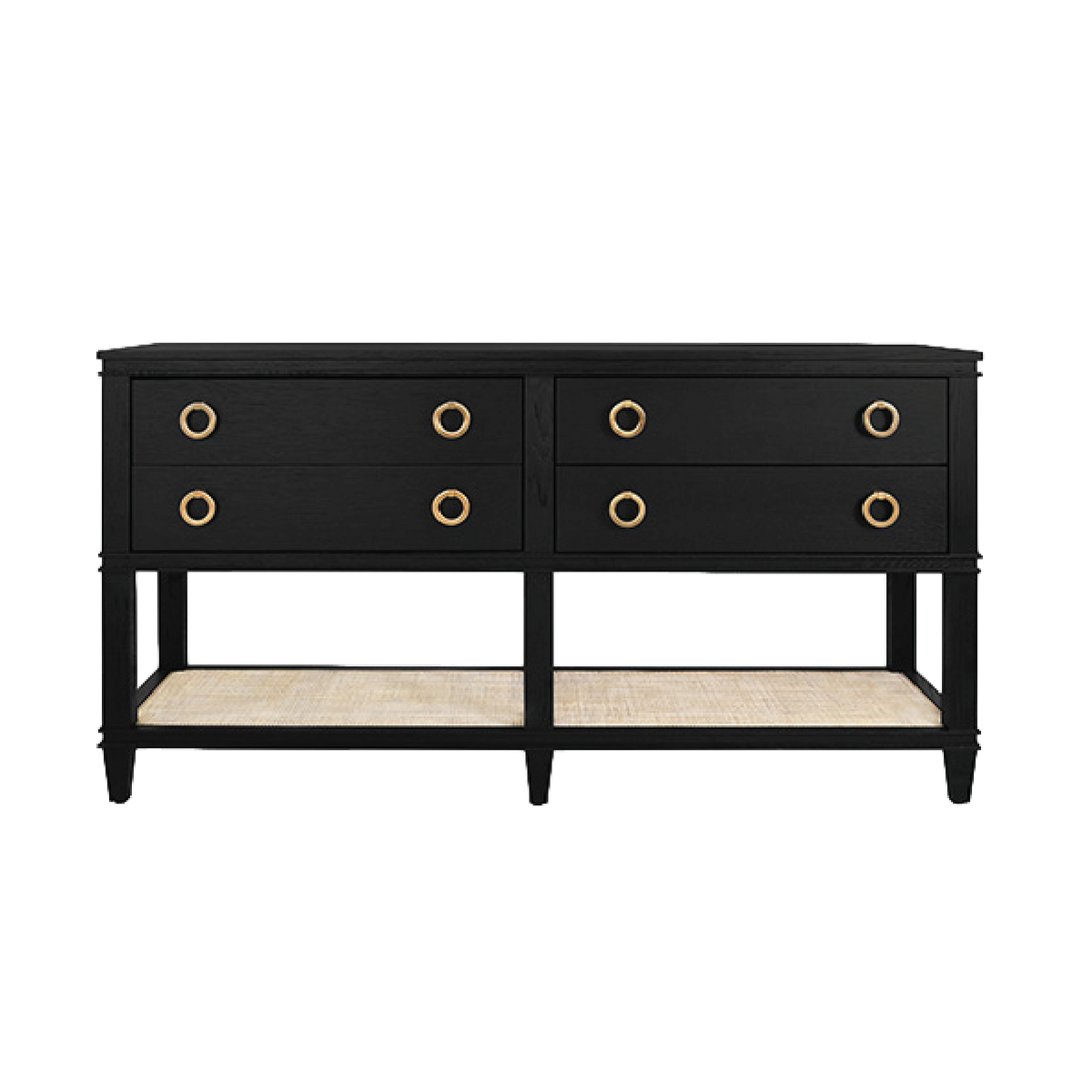 Brady Console - Black Oak