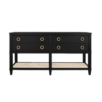 Brady Console - Black Oak