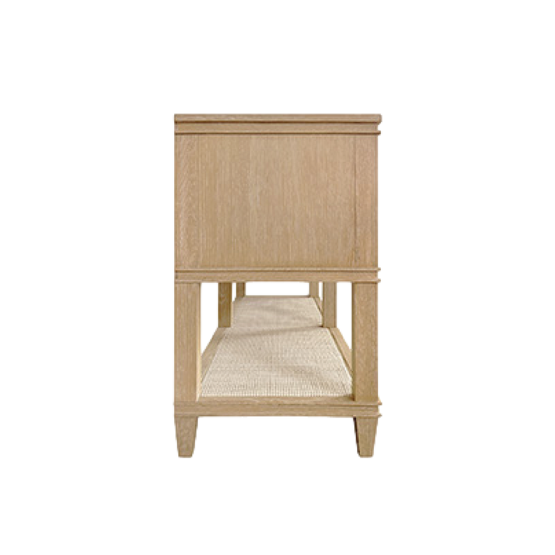 Brady Console - Cerused Oak