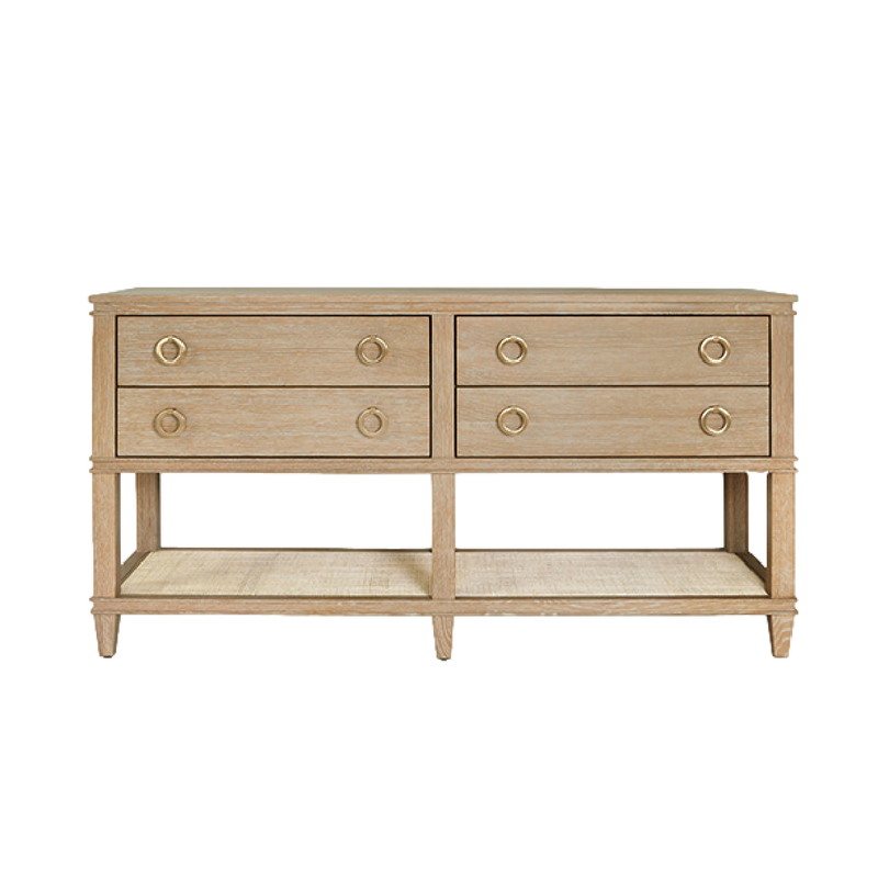 Brady Console - Cerused Oak