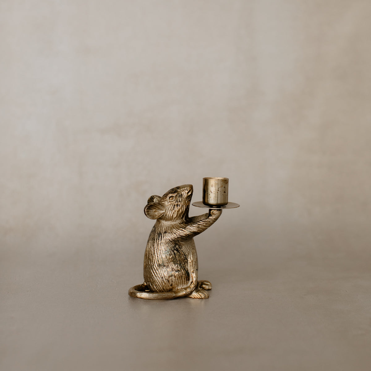 Christmas Mouse Candle Holder