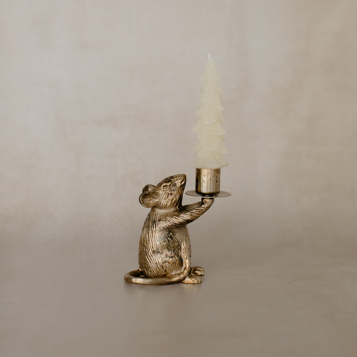 Christmas Mouse Candle Holder