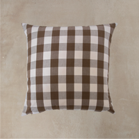 Country Check Pillow Cover