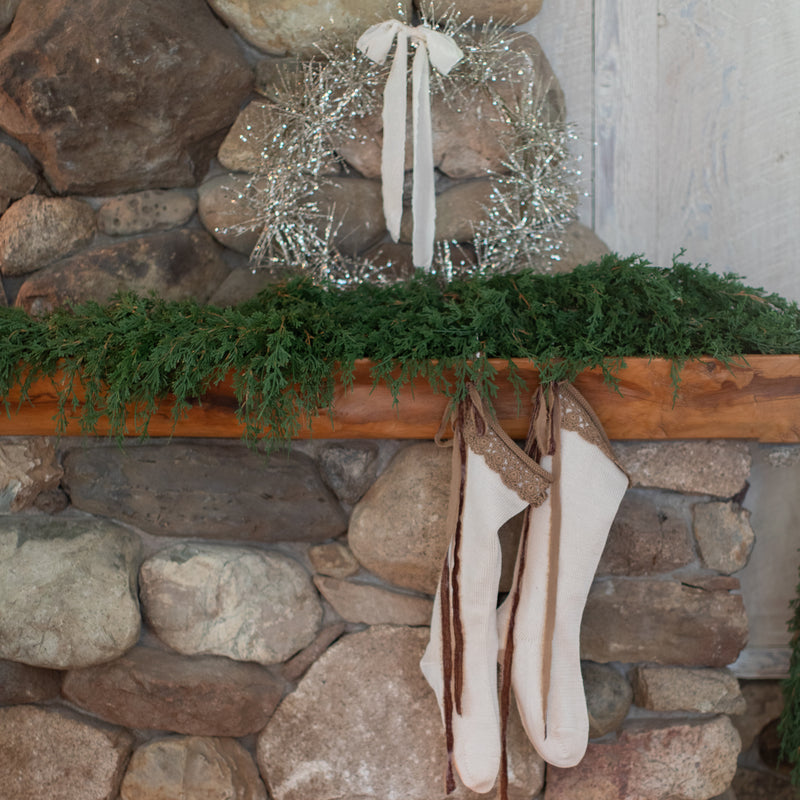 Crocheted Stocking - Cocoa