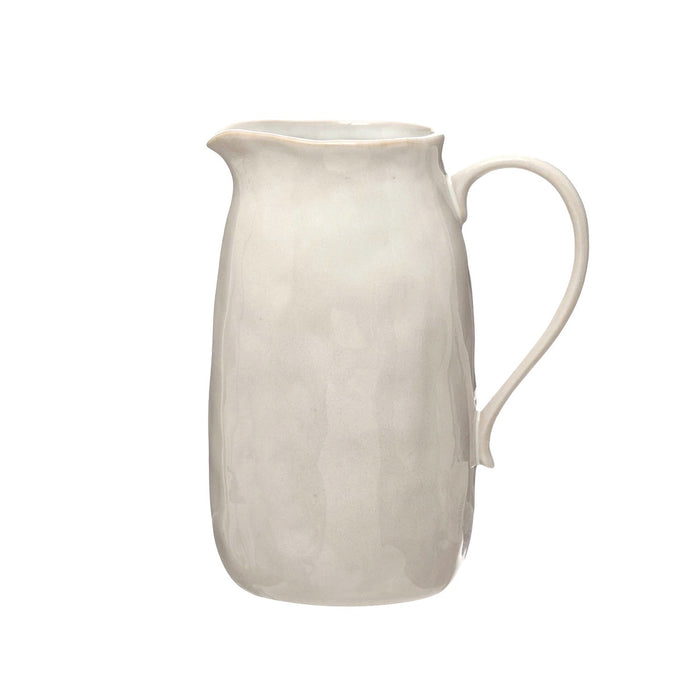 Dimple Stoneware Pitcher