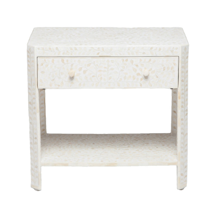 Lexi Double Nightstand in White