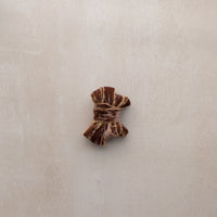 Frayed Velvet Ribbon - Chestnut