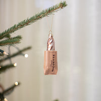 French Baguette Glass Ornament