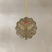 Gabriel Embroidered Velvet Ornament