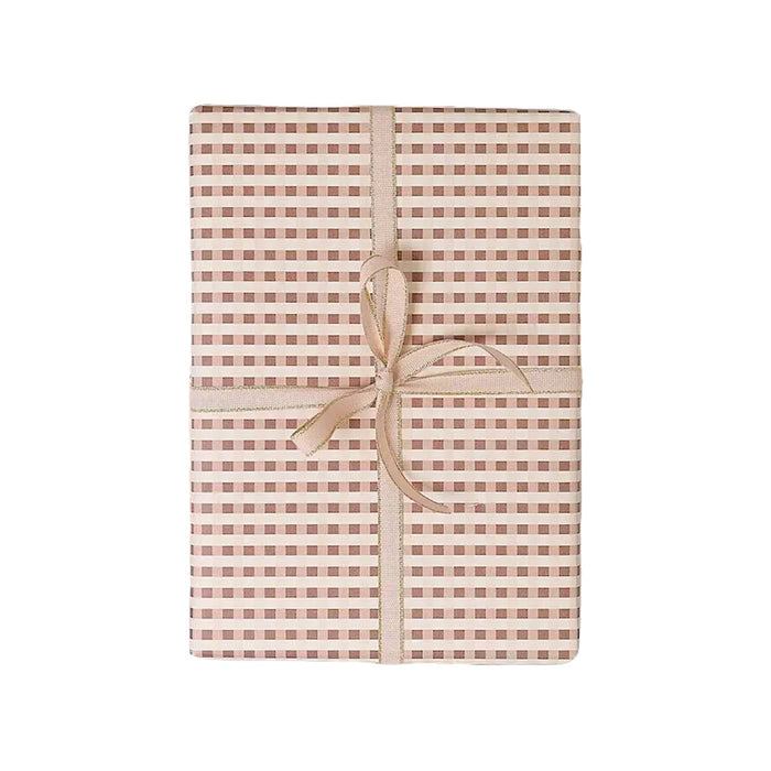Gift Wrap Sheet - Rose Gingham