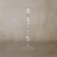 Giselle Glass Taper Candle Holder