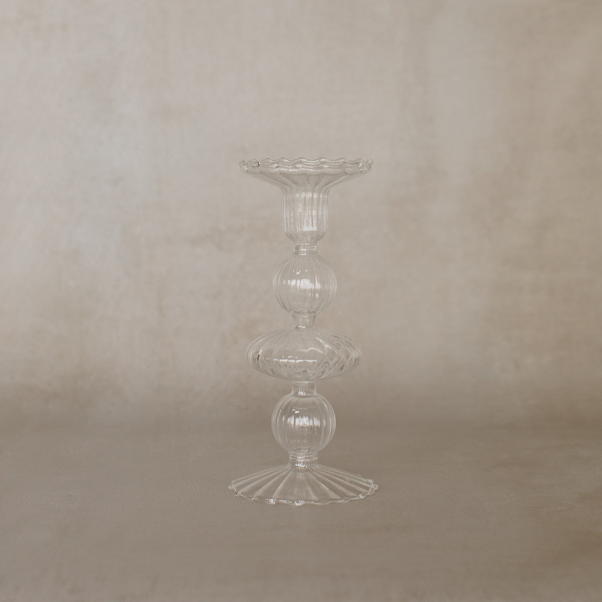 Livia Glass Candle Holder - Medium