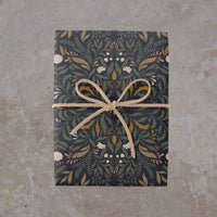 Gift Wrap Roll - Wooded Florals