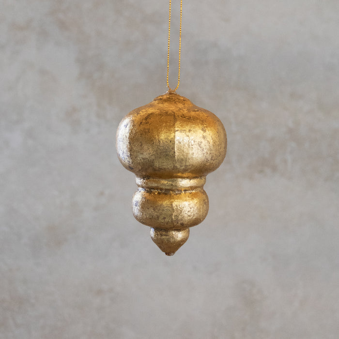 Goldfoil Ornament - Joyful Spindle