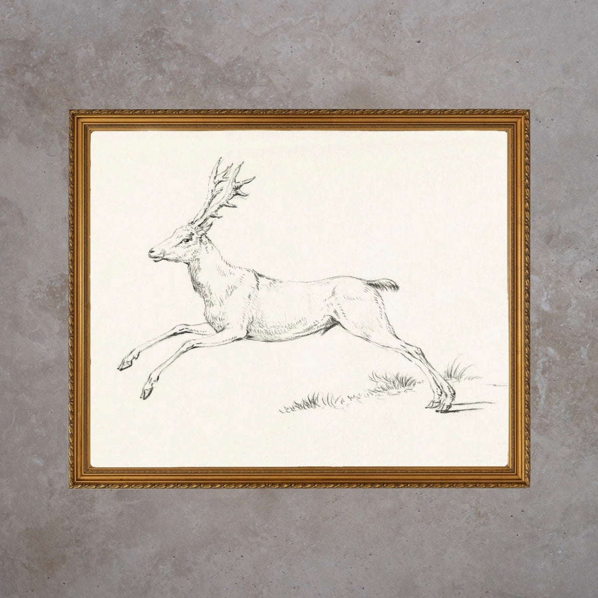 Reindeer Frolic - Unframed Art Print & TV Art