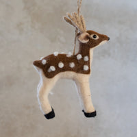 Reindeer Ornament - Caramel