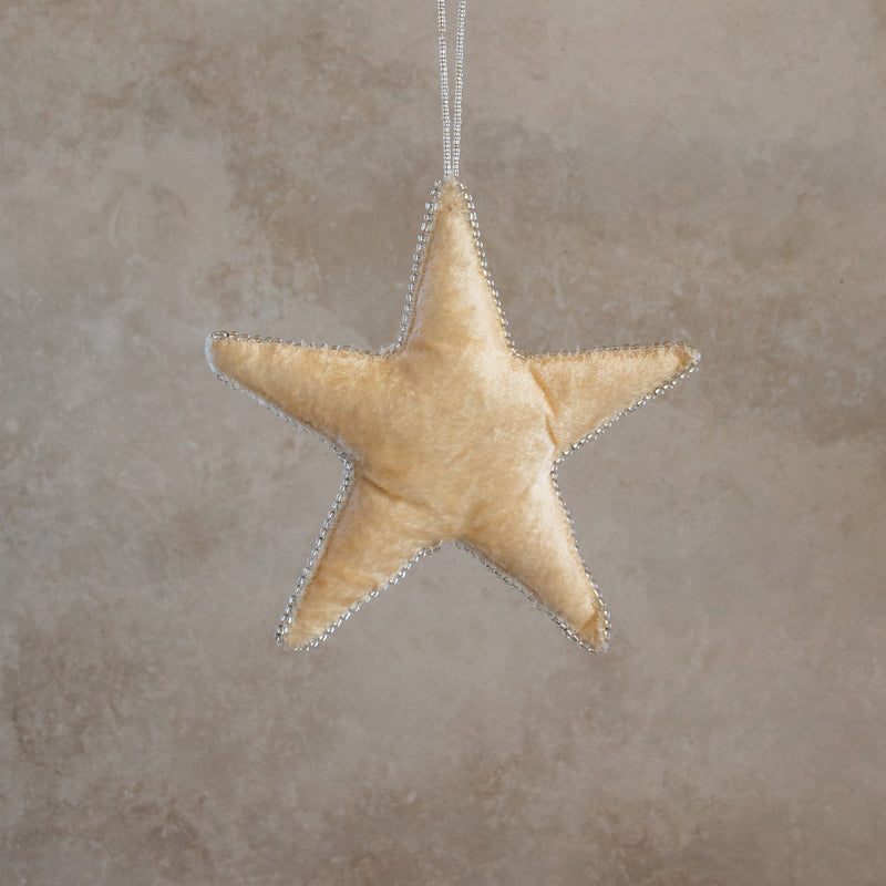 Velvet Star Ornament
