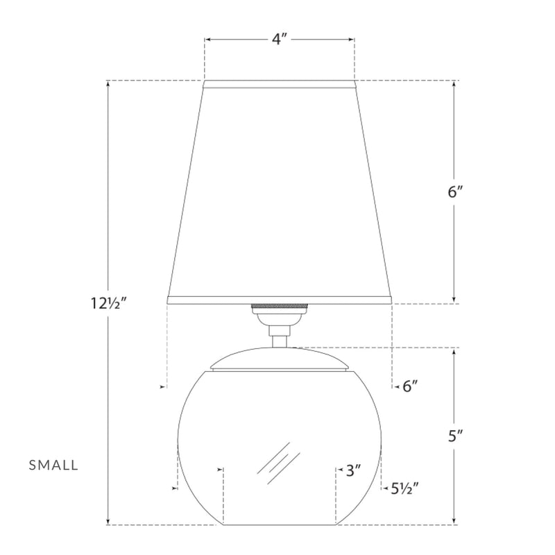 Terri Table Lamp - Crystal