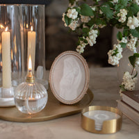 Marble Laurel Coaster Set