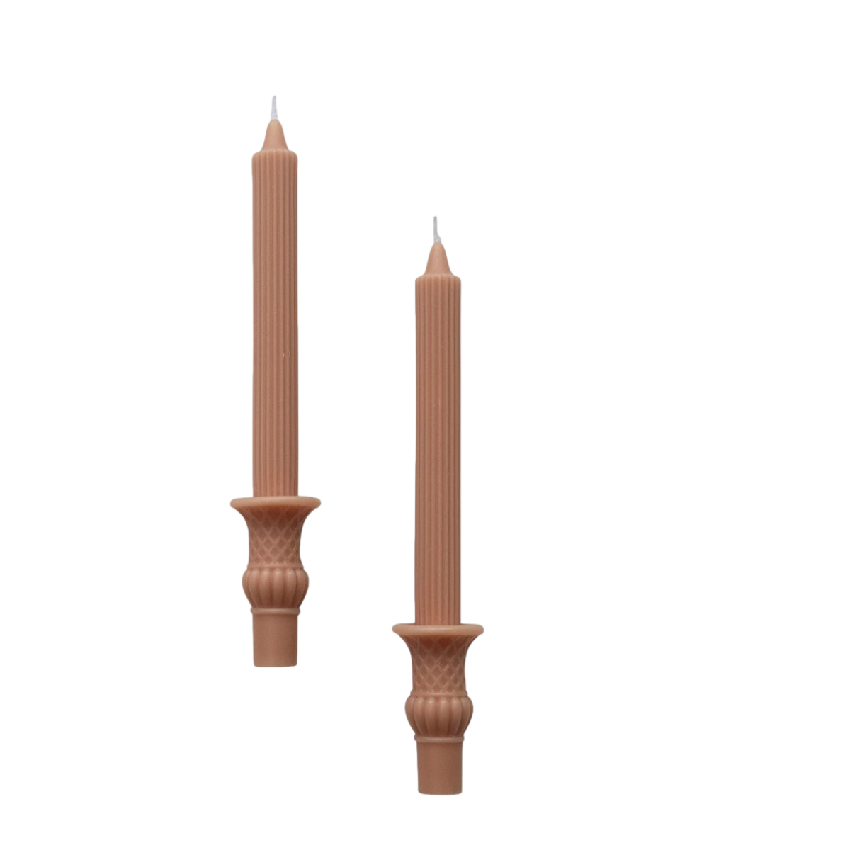 Monaco Pleated Candlestick Set