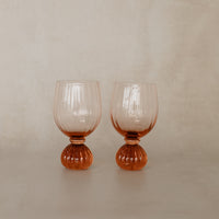 Noelle Ribbed Wine Glass