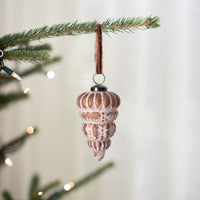 Old World Glass Pinecone Ornament