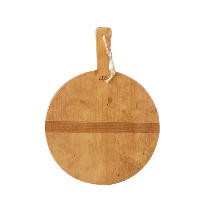 Round Pine Charcuterie Board, Small