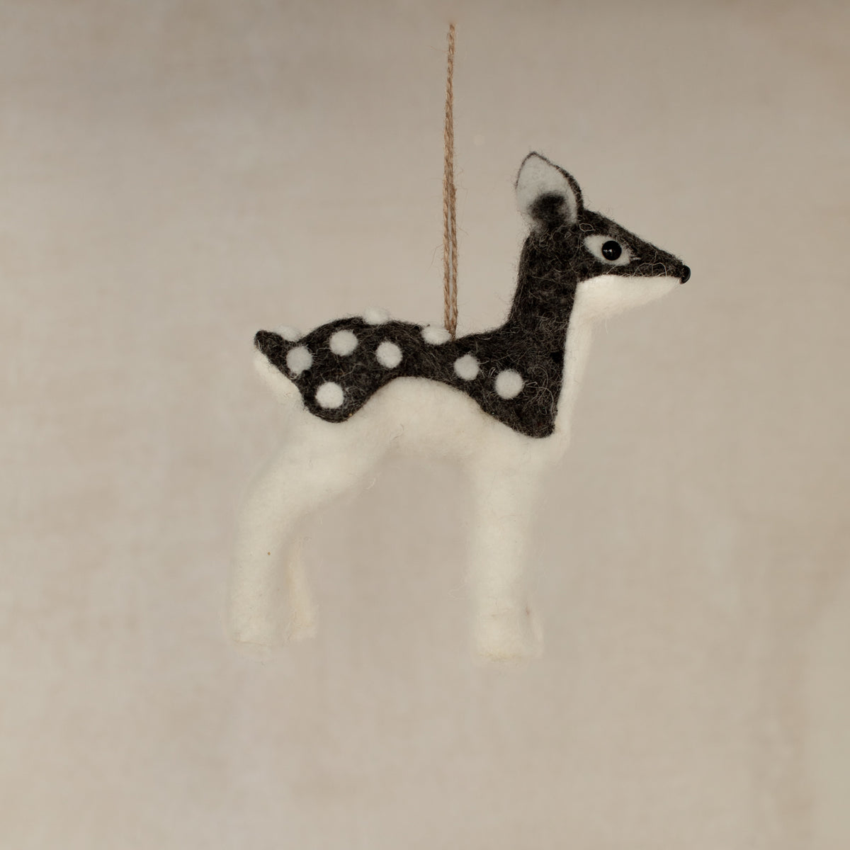 Reindeer Ornament - Grey