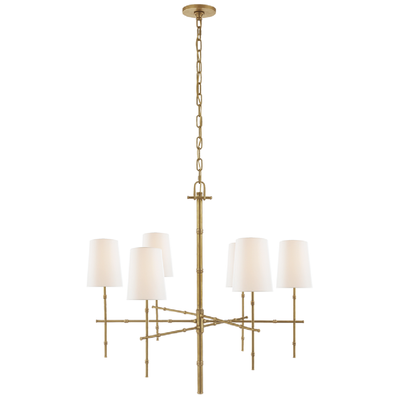 Grenol Medium Modern Bamboo Chandelier