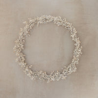 Silver Halo Bouillon Wreath