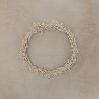 Silver Sparkle Bouillon Wreath