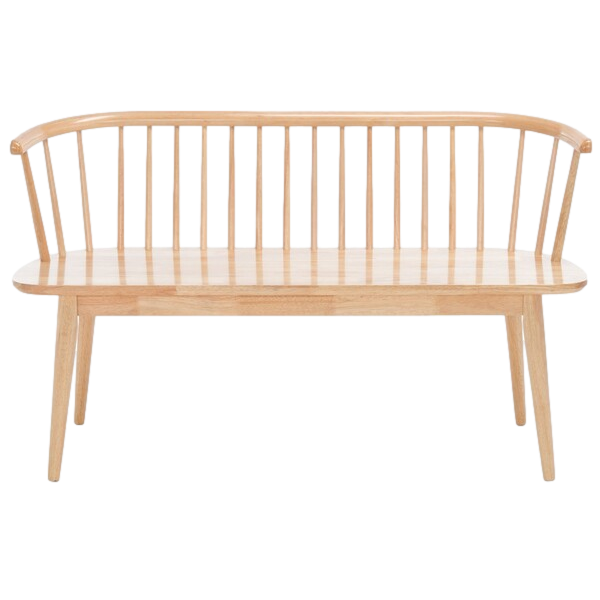 Squamish Spindle Bench - Natural