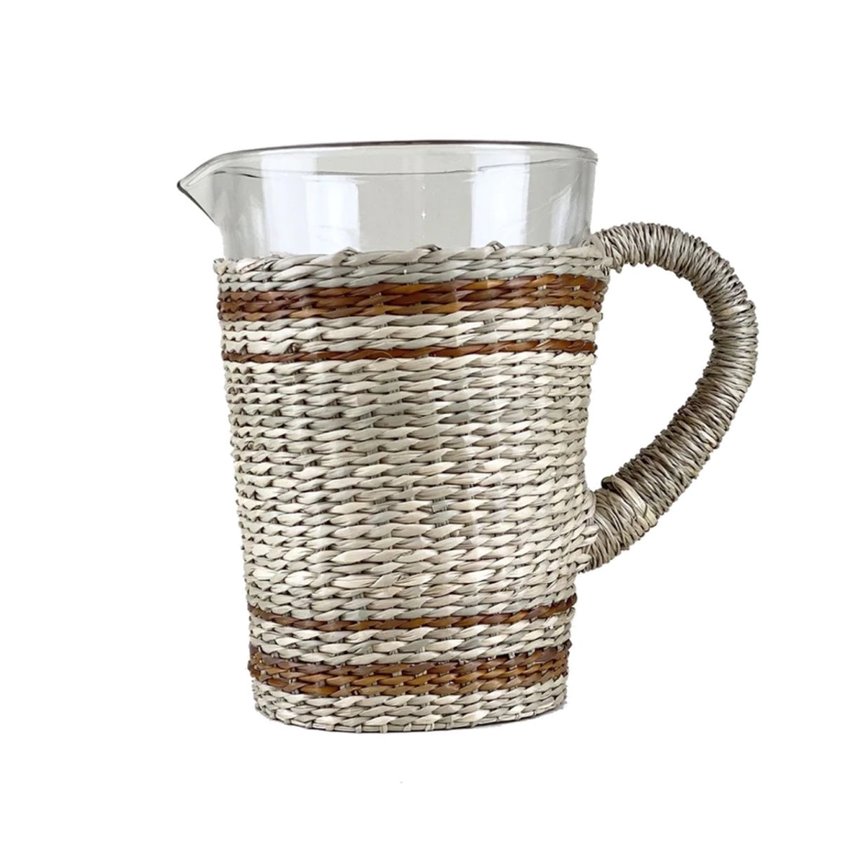 Brown Striped Seagrass Pitcher