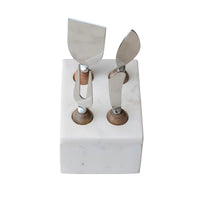 Marble Cheese Stand Set