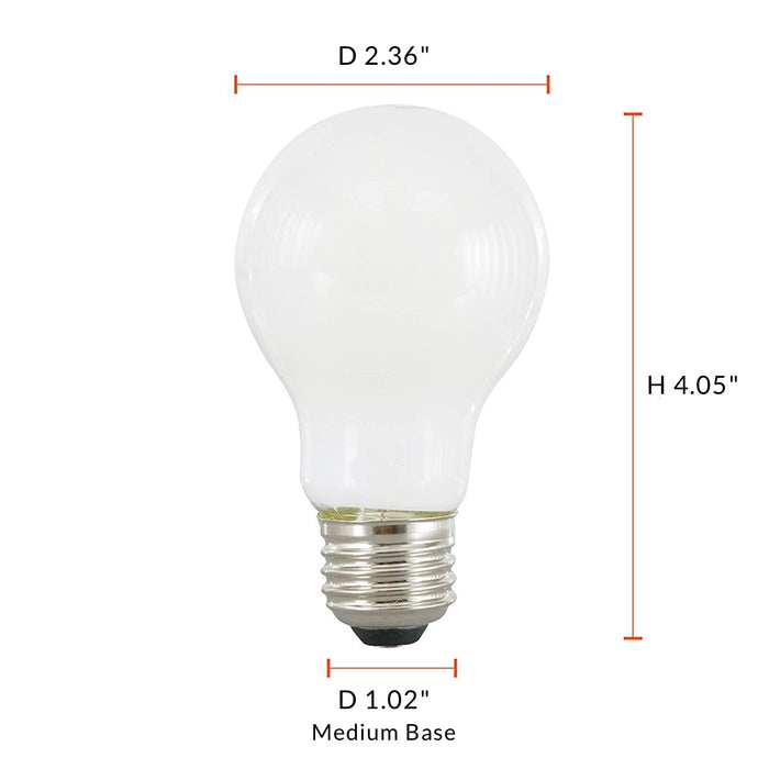 Frosted Bulb 5.5 Watt LED Dimmable E26 2700K