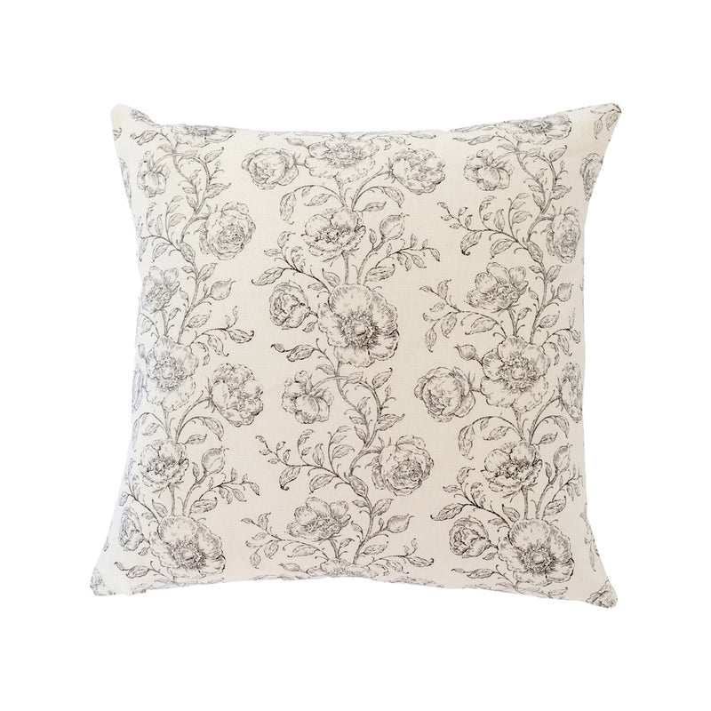 Mabel Pillow Cover - Charcoal