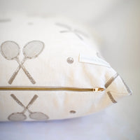 Racquet Pillow Cover - Oak
