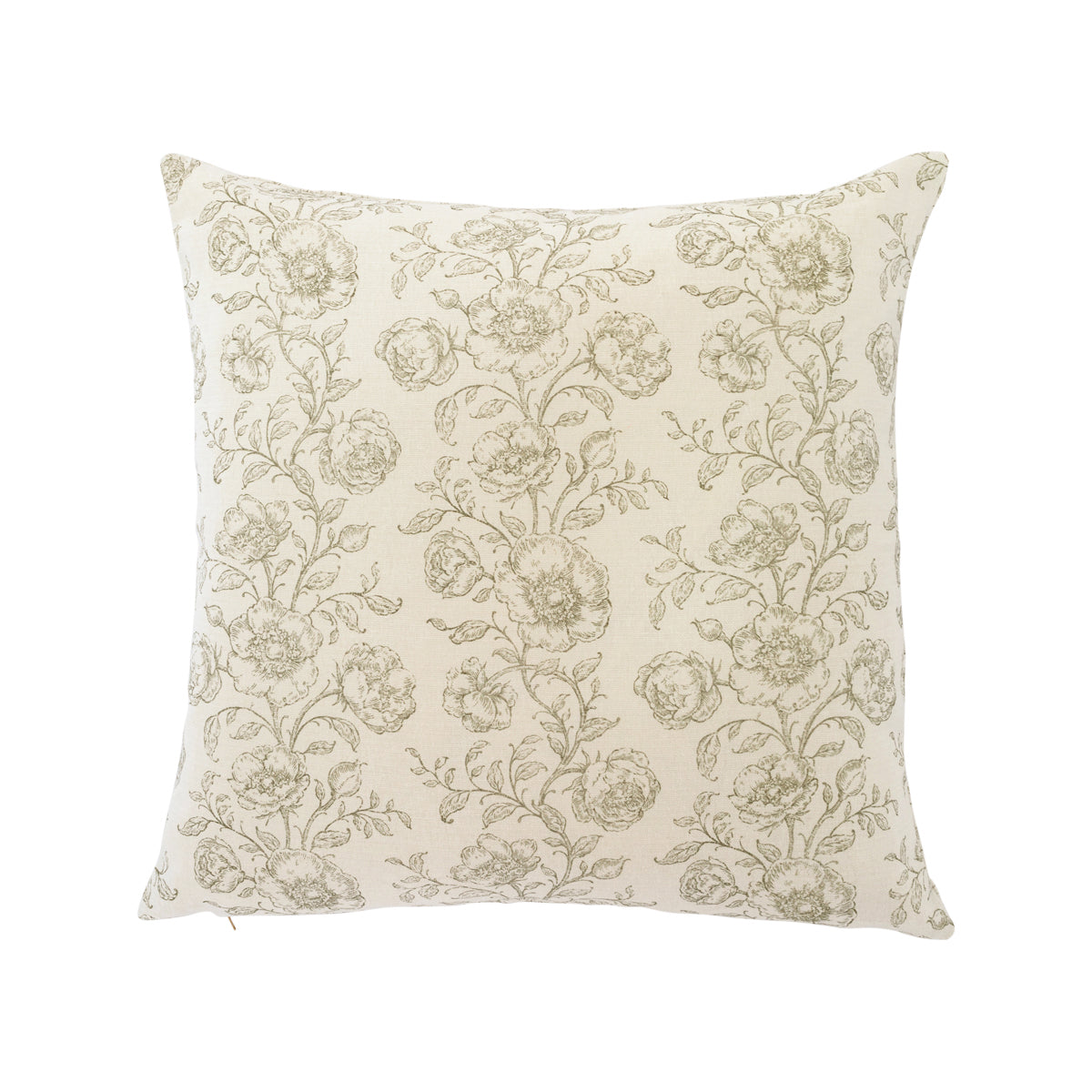 Mabel Pillow Cover - Olive - 22" x 22"